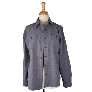 The North Face Women's Button Down Shirt Purple Medium